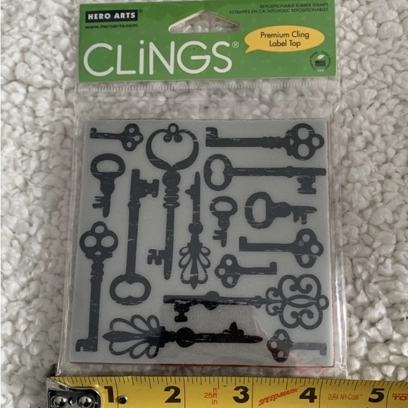 Hero Arts Clings Stamps Set of 5 New in Packages Black Rubber Creative - Picture 6 of 8
